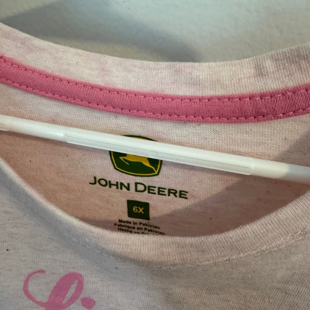 🐴 John Deere Girls 6X Long Sleeve Tee — Live Love Show 💕 NWT - Picture 3 of 4